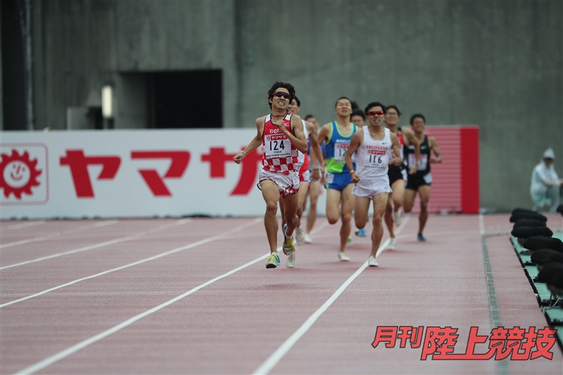 日本選手権1500ｍを制した戸田雅稀（サンベルクス、写真）が、ホクレン1500ｍで３分37秒90をマーク