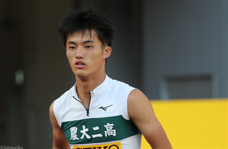 【男子100ｍ】栁田大輝（東農大二２群馬）が10秒32