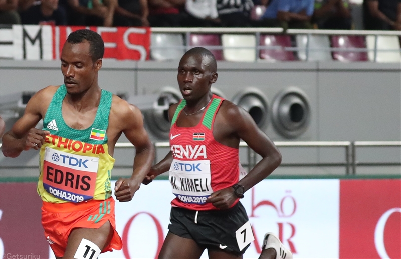 21歳・キメリが10000ｍ26分58秒97今季世界最高