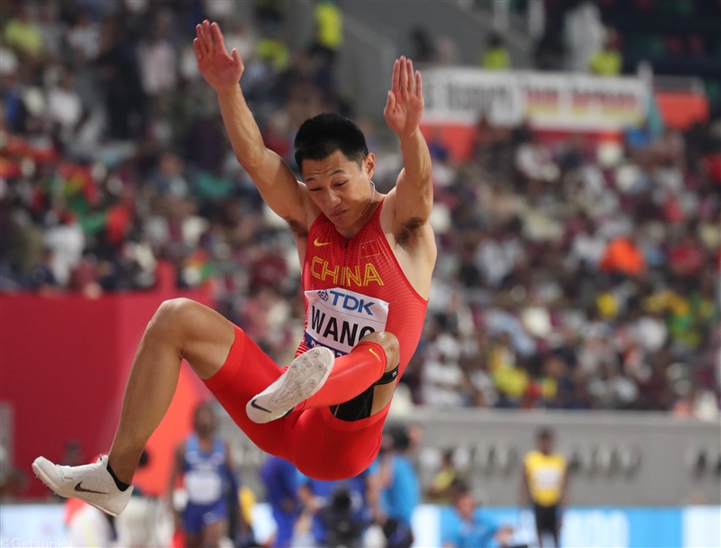 【海外】中国選手権・走幅跳の王が８ｍ36 橋岡上回り世界ランク１位