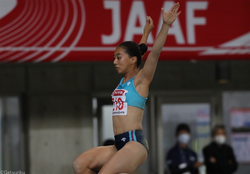 【走幅跳】高良彩花が２年ぶりＶ「Ｕ20日本記録は確実に更新したい」／日本選手権