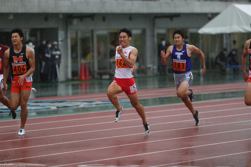 【100ｍ】城西大・鈴木涼太「出たい」と志願した100ｍで初タイトル／関東IC