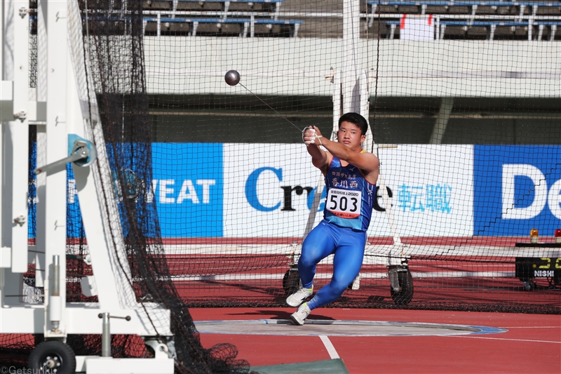 ハンマー投】垂井祐志が高校歴代２位の68ｍ25でＶ／全国高校大会