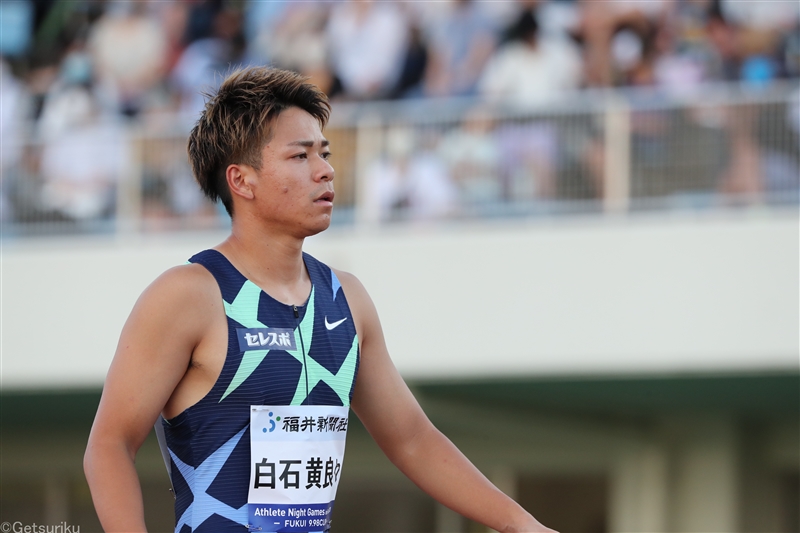 【短距離】白石黄良々が明日の200ｍを棄権 100mは準決勝で敗退／日本選手権