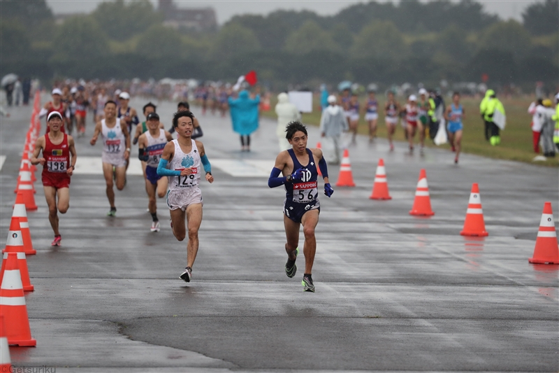 【駅伝】箱根駅伝予選会 順大スーパールーキー・三浦が日本人トップ！！ U20日本最高の快走、拓大・レメティキが全体1位