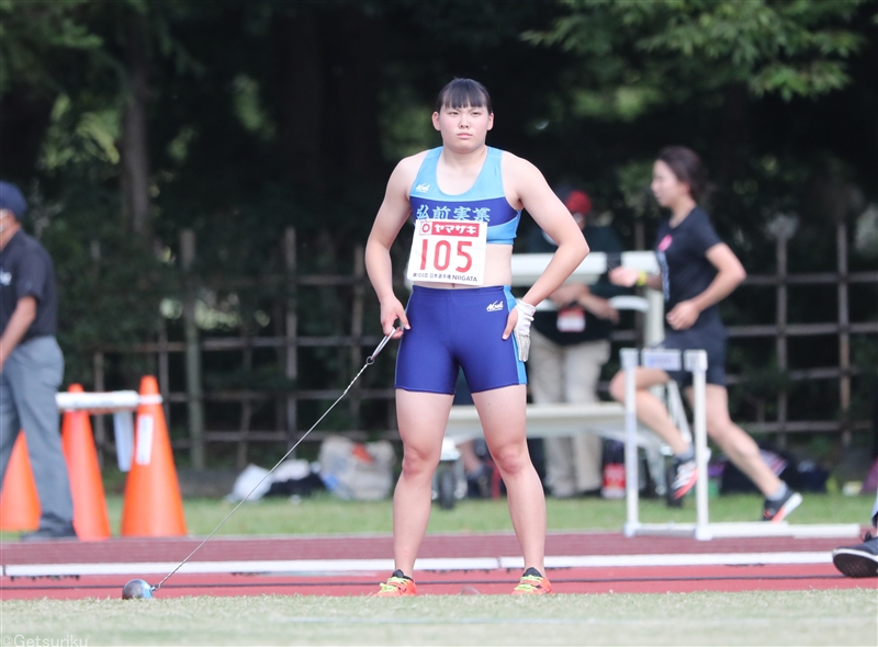 【ハンマー投】高2・村上来花がまたも快投！東北新人で61ｍ02 高校初の60超え