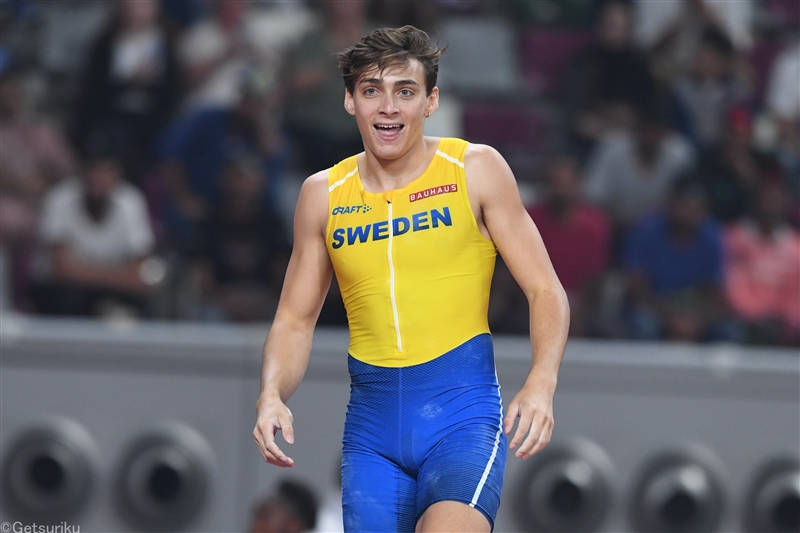 棒高跳世界記録保持者デュプランティスが6ｍ10！今年3試合で6ｍ超え