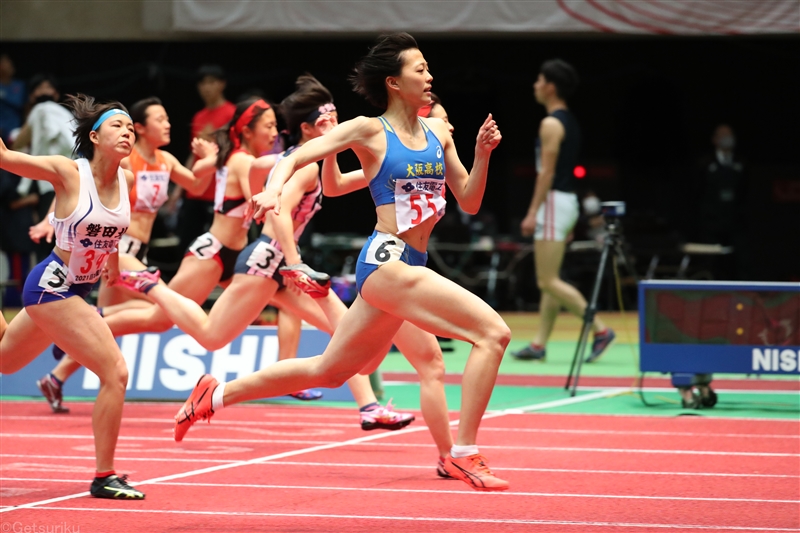 青山華依が60ｍでU20室内新の7秒38でV！春から甲南大で日本一目指す／日本選手権室内