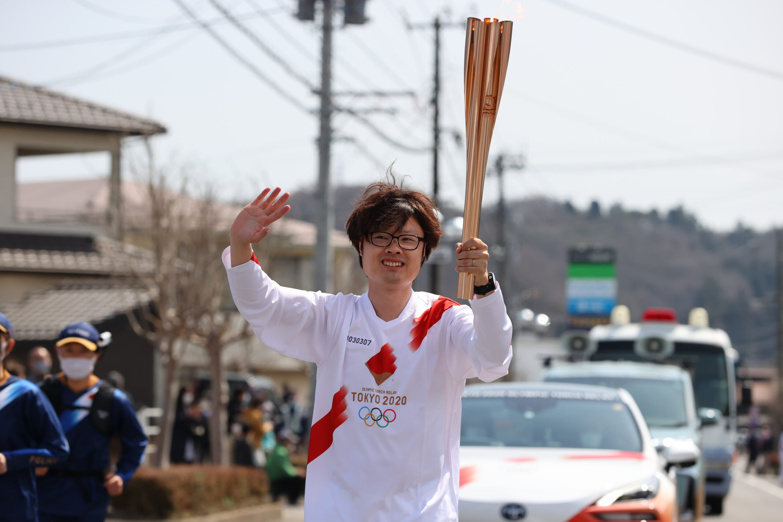 藤田敦史氏、柏原竜二氏が地元・福島で東京五輪聖火リレーランナー務める