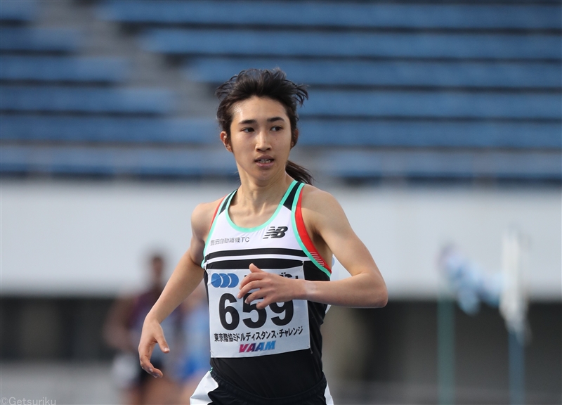 東京五輪代表・田中希実が3週連続レース 3000ｍ8分57秒27「プレッシャーに向き合う」