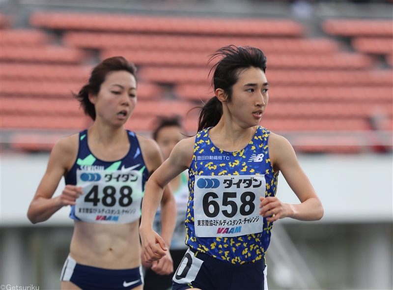 五輪代表・田中希実が1500ｍで4分13秒09「春は1500ｍで記録を」前日失格の川内は5000ｍに出場