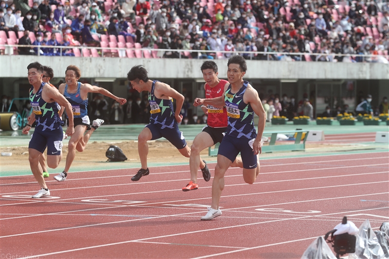 山縣亮太10秒14！地元広島で復活の狼煙 小池、桐生、多田を抑えＶ／織田記念