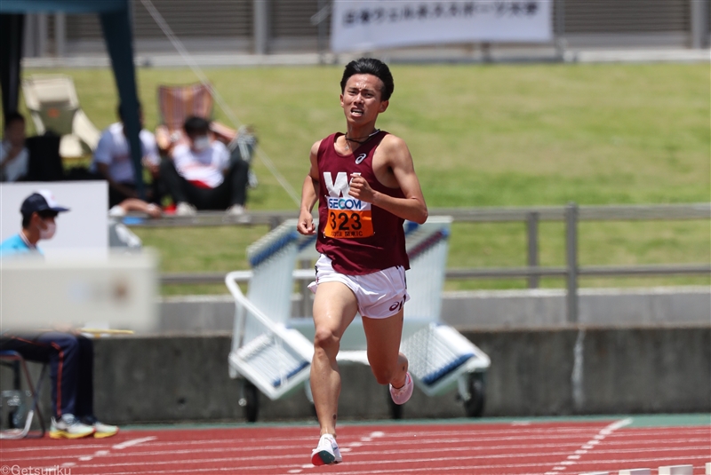 男子3000ｍ障害は１部、２部ともに好レース！　早大・菖蒲敦司と中央学大・吉田光汰がそれぞれ自己ベストで完勝／関東IC