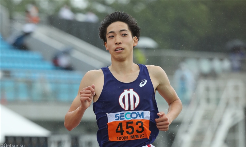 3000ｍ障害日本記録保持者・三浦龍司が1500ｍでも圧巻の優勝「8点取れてうれしい」／関東IC