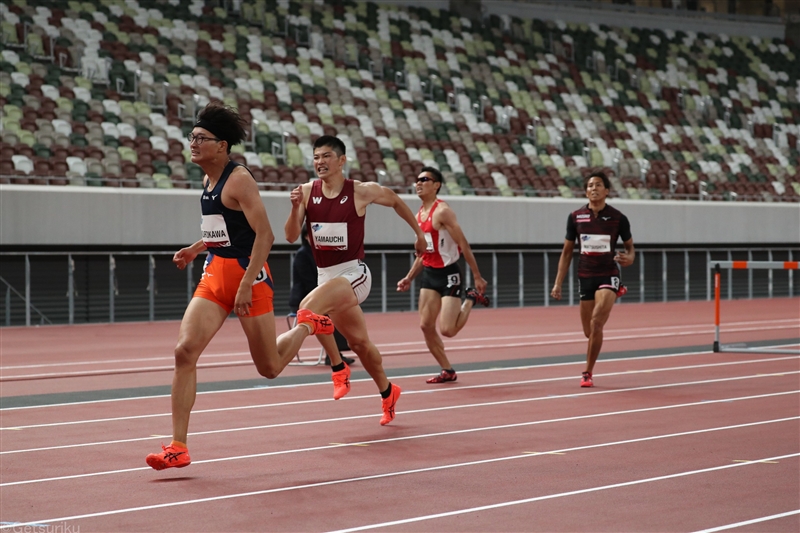 400mHの新星！法大・黒川和樹が五輪参加標準突破！早大・山内、世陸代表・豊田も突破／東京五輪テストイベント