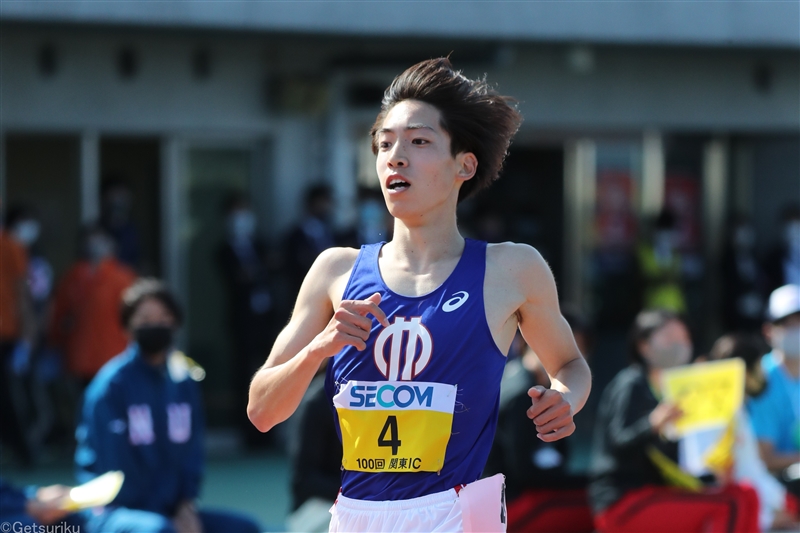 男子5000ｍは熾烈な争い！ １部は順大・三浦龍司が圧巻のスパート、２部は駒大・唐澤拓海が10000mに続く日本人トップ／関東IC