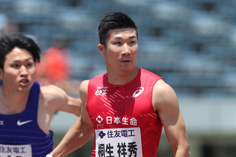 桐生祥秀が豪州選手権の100m、200mにエントリー！ 1週間前の復帰レースでは10秒48