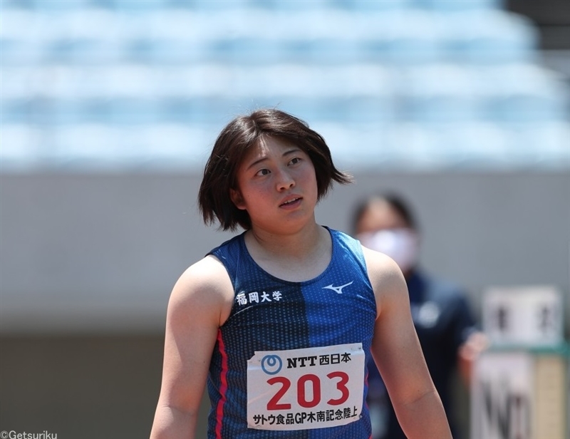 女子やり投・上田百寧が初大台！日本歴代7位の60ｍ38でV／木南記念