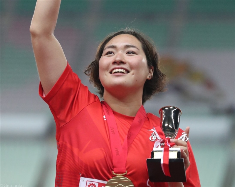 やり投・北口榛花61ｍ49で2年ぶりV東京五輪代表内定、今大会第1号！／日本選手権