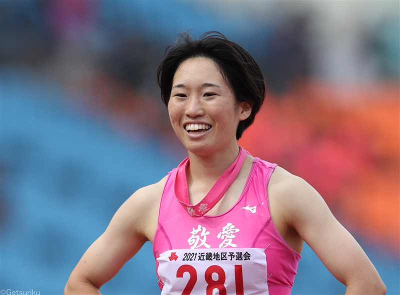 敬愛のエース・河内瀬桜が爆走！400m、800m、400mH、マイルリレーの４冠／ＩＨ近畿大会