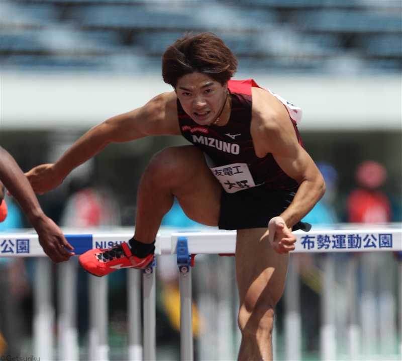 男子110ｍＨ予選は金井大旺、高山峻野、石川周平が1着通過／布勢スプリント