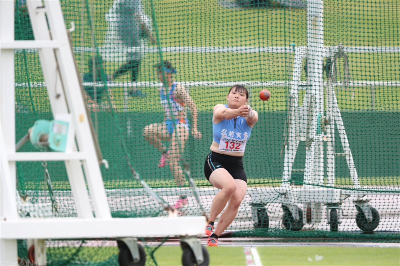 2年ぶり高校生の夢舞台が開幕！ハンマー投高校記録保持者・村上来花が59ｍ00で貫禄V／福井IH