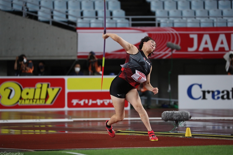 やり投・北口榛花 東京五輪でメダル獲得に向け「1ヵ月、大切にしっかり練習を積んでいきたい」