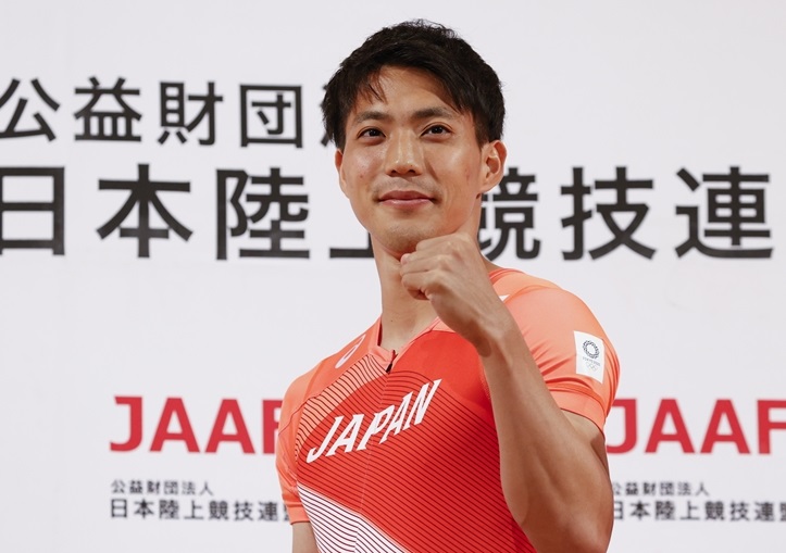 東京五輪選手団主将・山縣亮太が決意表明「チームジャパンの一員として全力で戦い抜く」