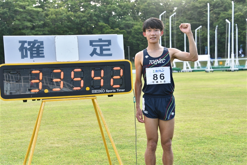 日本王者・河村一輝が1500ｍで日本新！日本人初の3分35秒台突入「日本新の流れきていた」／ホクレン千歳