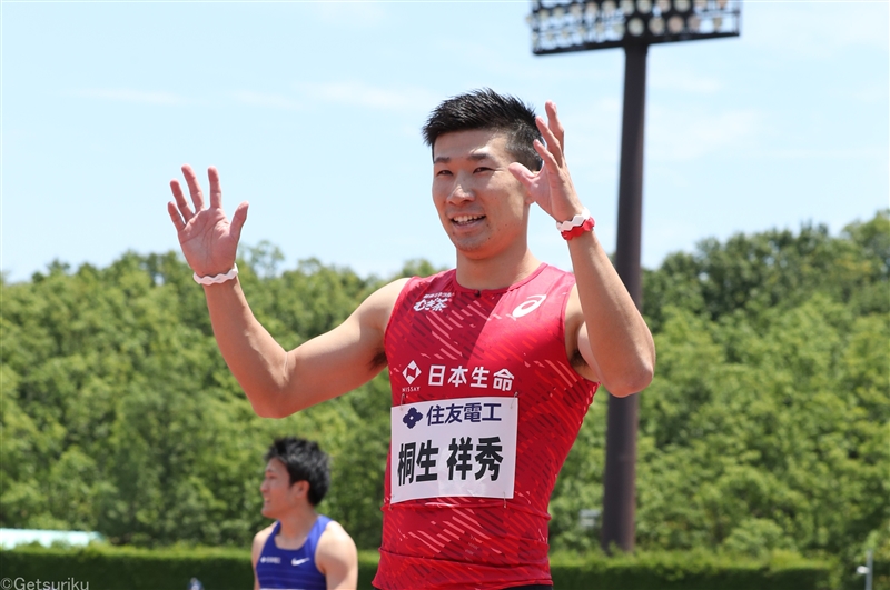 桐生祥秀が小学生と本気の50ｍ勝負！Athlete Night Games in FUKUIで「Sprint 50 Challenge」初開催