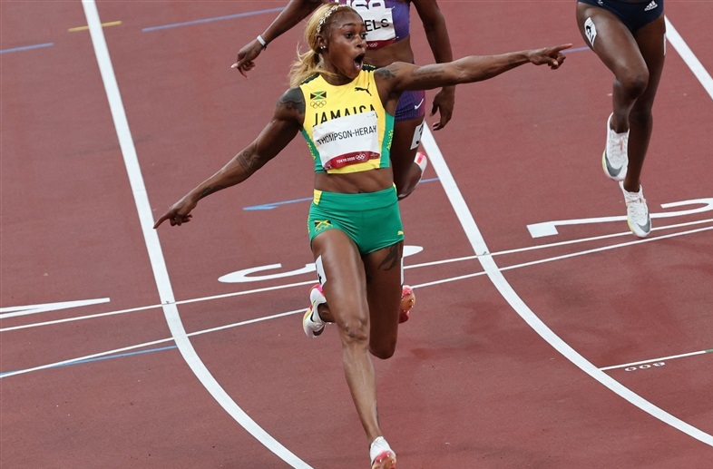 五輪2冠のトンプソン100m世界歴代2位の10秒54!ジョイナーの世界記録に肉薄/DLユージン