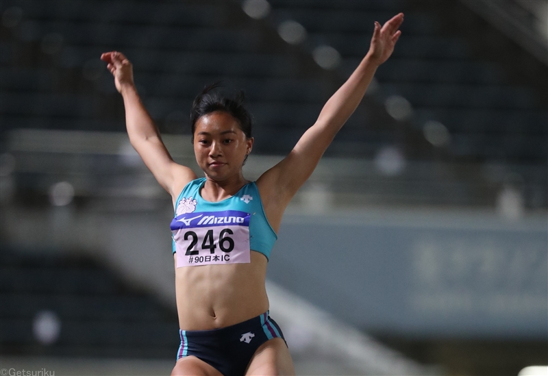 筑波大・高良彩花が走幅跳初V！中学から各年代日本一タイトル完全制覇「勝つのは大事」／日本IC