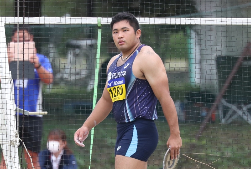 幸長慎一が円盤投で６人目の３連覇達成！投てき２冠へ「去年のリベンジをしたい」／日本IC