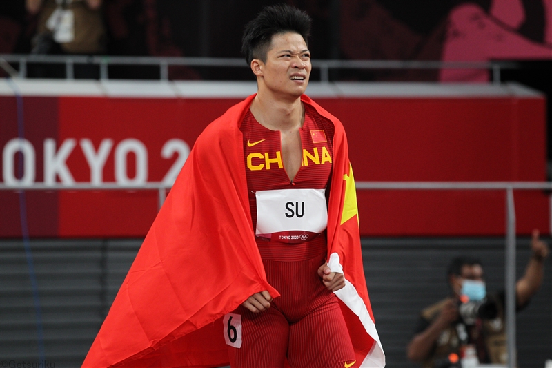 蘇炳添が9秒95で中国全国運動会男子100ｍを初制覇、東京五輪6位入賞の実力発揮