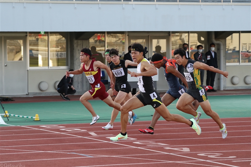 急成長の片原一輝が100ｍV予選で大幅自己新の10秒46！2位・村岡も見せ場作る／U18・U16大会