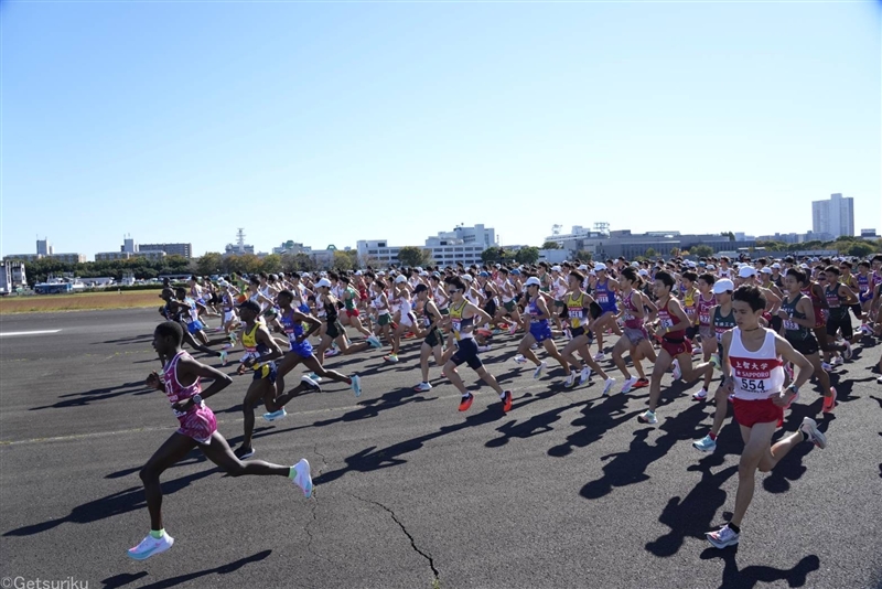 明大がトップ通過 前評判通りの実力を発揮／箱根駅伝予選会