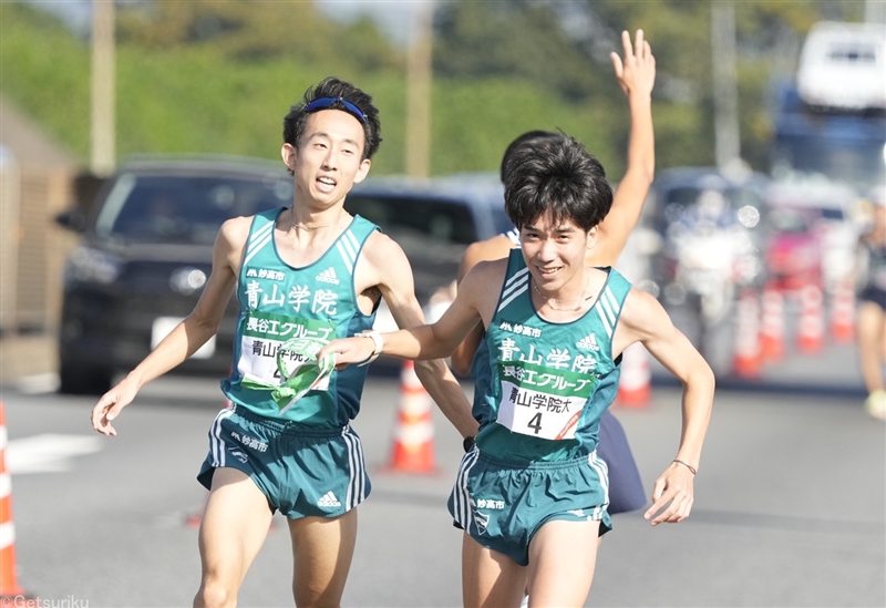 2位・青学大、史上最小差の8秒で涙 岸本復活、近藤が快走もわずかに届かず／全日本大学駅伝