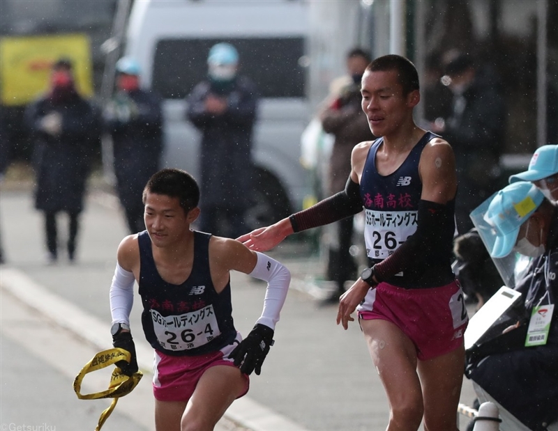 2位・洛南が高校記録を更新！留学生不在のチームで初の2時間1分台／全国高校駅伝男子