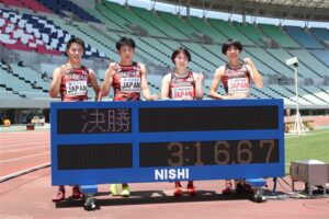 Playback21日本記録 活況中距離 1500ｍで荒井七海 河村一輝が日本新 800ｍ源が日本タイ 月陸online 月刊陸上競技