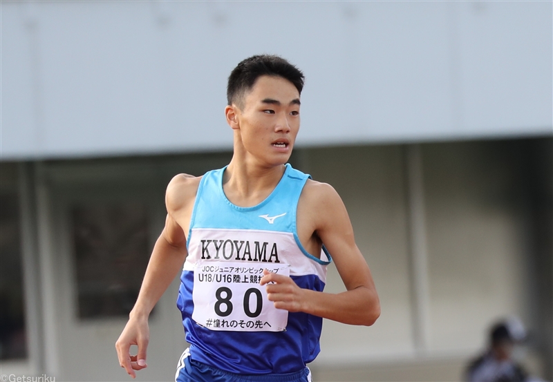 川口峻太朗が1500ｍで3分49秒02の中学新記録、石田洸介の記録を4年ぶりに更新！