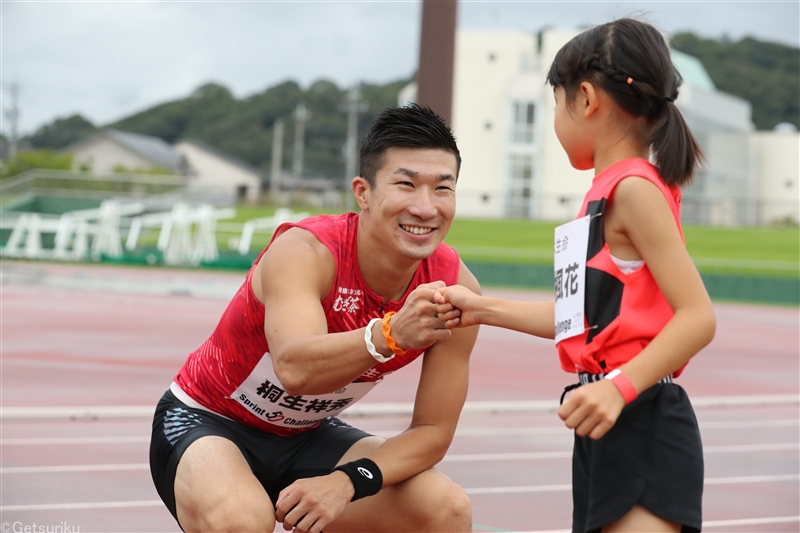 桐生祥秀 小学生との50ｍ真剣勝負を2月の鹿児島室内大会でも開催！