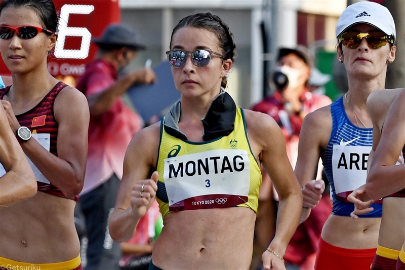 東京五輪女子20km競歩6位のモンタッグがオセアニア新！日本記録上回る1時間27分27秒／WA競歩ツアー