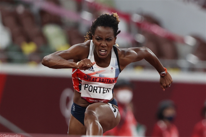 女子100ｍハードルのポーターが引退表明　13年モスクワ世界選手権銅メダリスト