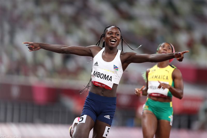 東京五輪200ｍ銀ムボマが100ｍで自己新11秒15 U20世界選手権2位のマシリンギ11秒25