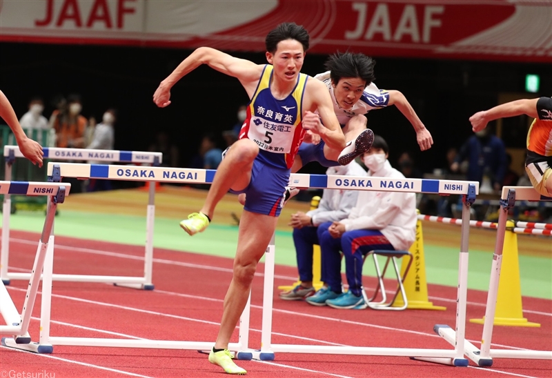 U20・60ｍＨは田原歩睦が制す！中学記録保持者が復活の狼煙／日本室内大阪