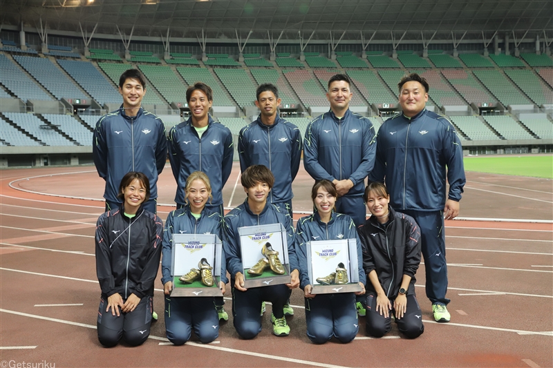 ミズノが新体制発表 五輪代表・兒玉芽生、日本選手権走幅跳３位の竹内真弥が加入 市川華菜は中京大コーチに