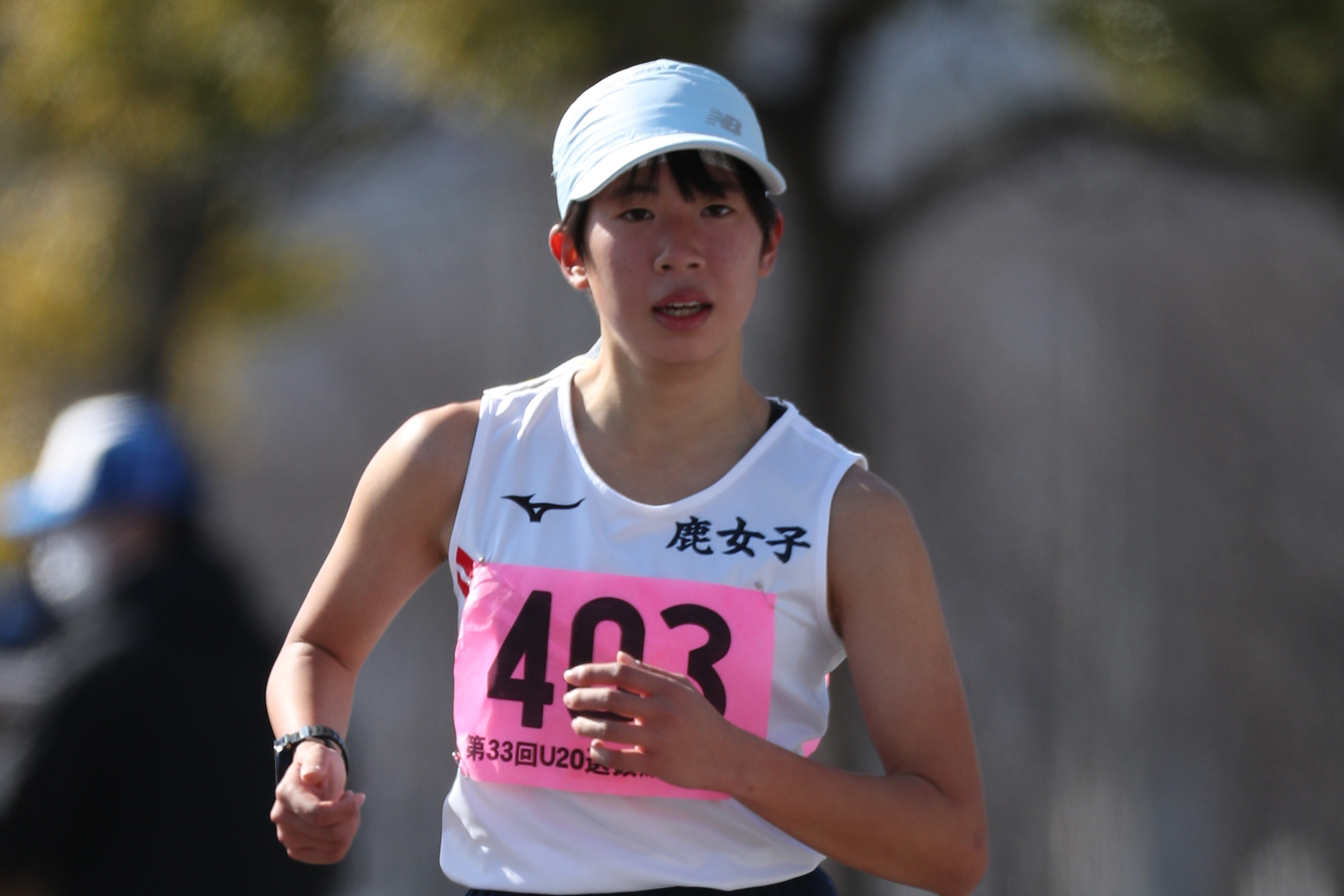 女子5000ｍ競歩で大山藍が高1最高の22分31秒74！／鹿児島県実業団記録会