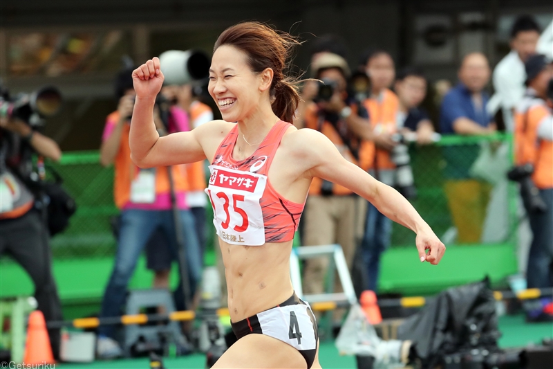 女子短距離レジェンド福島千里さんの引退セレモニーが5月8日セイコーGGP終了後に実施