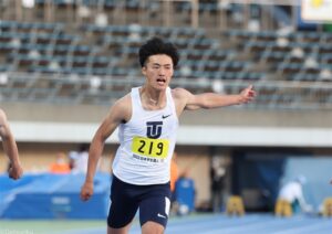 柳田大輝が10秒30で大学デビュー戦飾る！ 準決勝で追い風参考ながら10秒15をマーク／学生個人