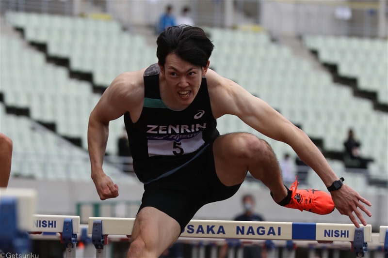 高山峻野が男子110ｍH制す 日本新の青木は決勝棄権／北陸実業団選手権